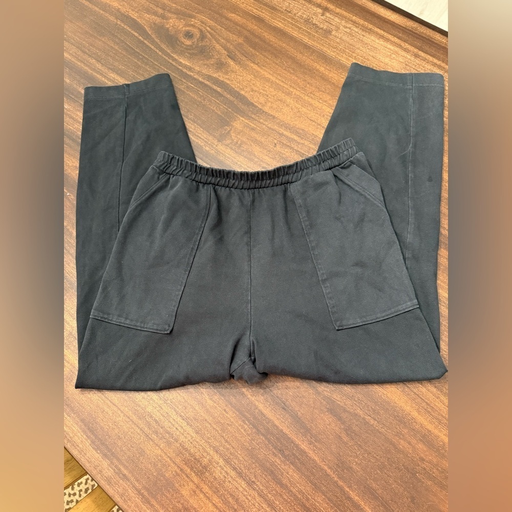 Vuori Charcoal Elastic-Waist Pocket Pants